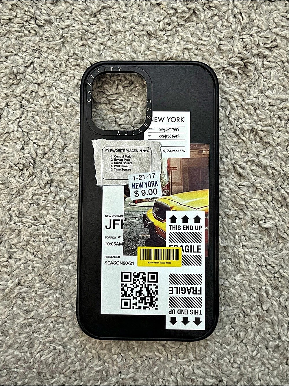CASETiFY New York Impact Case Black Phone Case